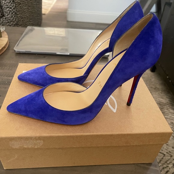 Christian Louboutin Shoes - CHRISTIAN LOUBOUTIN PUMPS IRIZA 100 VEAU VELOURS
